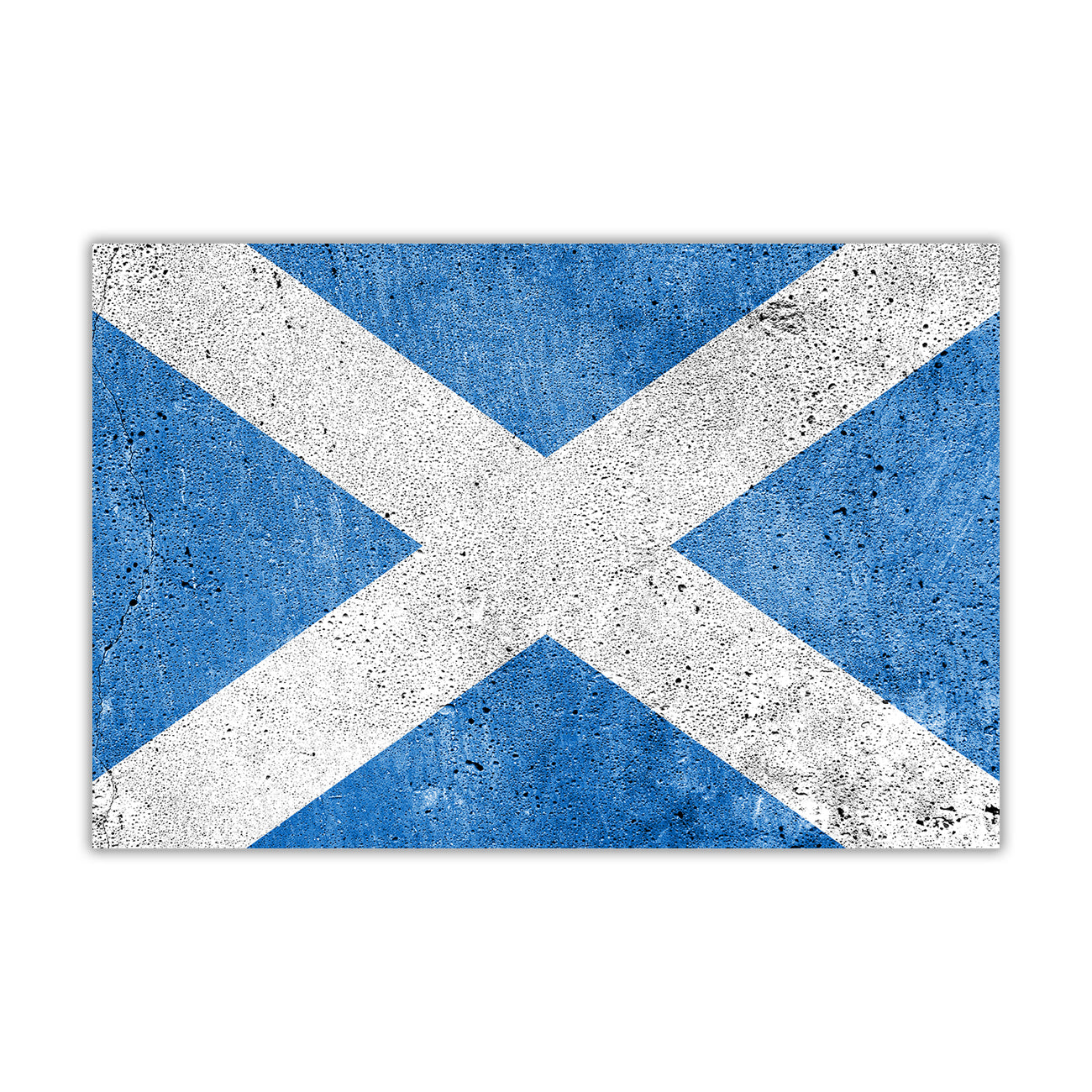 Scotland Flag Canvas Wall Art Picture Print for the Living Room, Bedroom, Home Decor