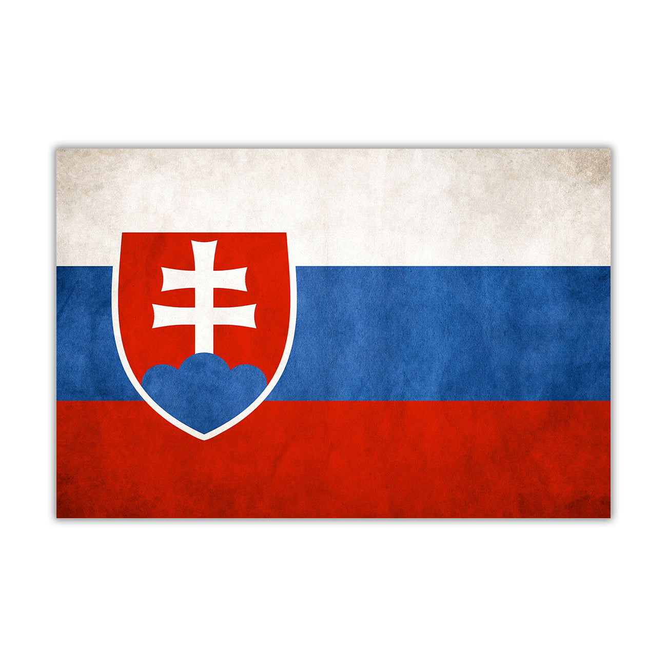 Slovakia Flag Canvas Wall Art Picture Print for the Living Room, Bedroom, Home Decor