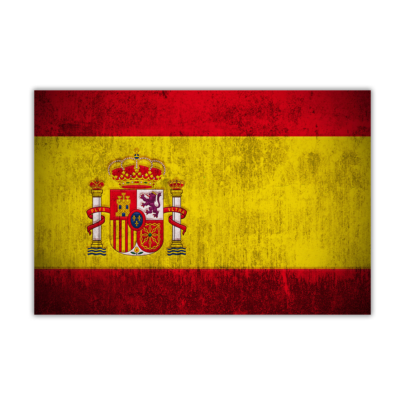 Spain Flag Canvas Wall Art Picture Print for the Living Room, Bedroom, Home Decor