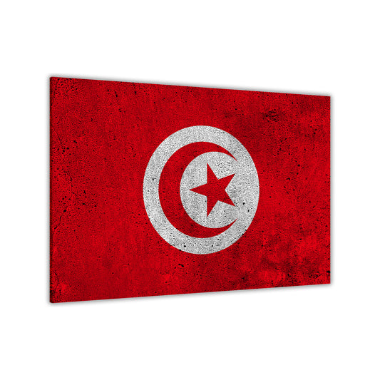 Tunisia Flag Canvas Wall Art Picture Print for the Living Room, Bedroom, Home Decor
