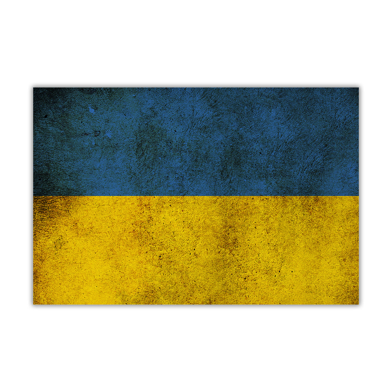 Ukraine Flag Canvas Wall Art Picture Print for the Living Room, Bedroom, Home Decor