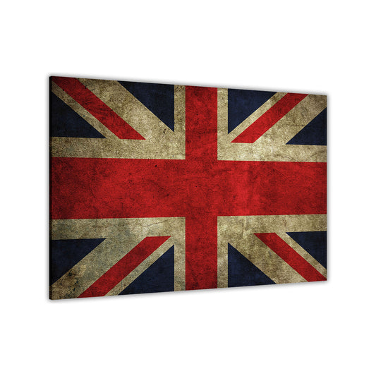 Union Jack Flag Canvas Wall Art Picture Print for the Living Room, Bedroom, Home Decor