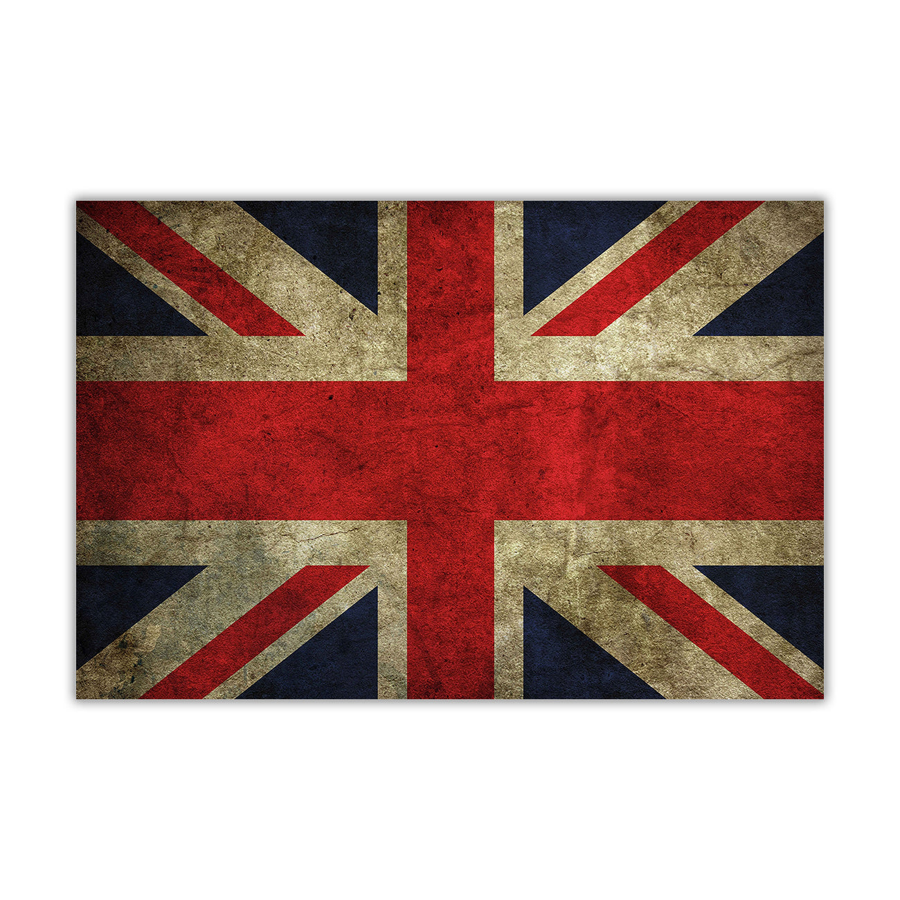 Union Jack Flag Canvas Wall Art Picture Print for the Living Room, Bedroom, Home Decor