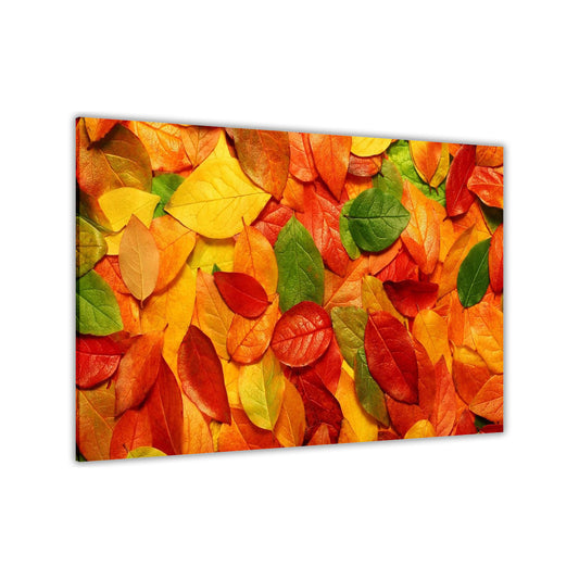 Autumn Leaves Canvas Wall Art Picture Print for the Living Room, Bedroom, Home Decor