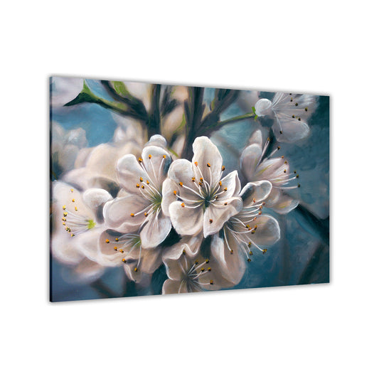 Mock Orange Flower Canvas Wall Art Picture Print for the Living Room, Bedroom, Home Decor