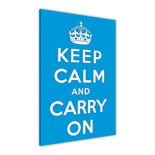 Keep Calm Canvas Wall Art Picture Print for the Living Room, Bedroom, Home Decor