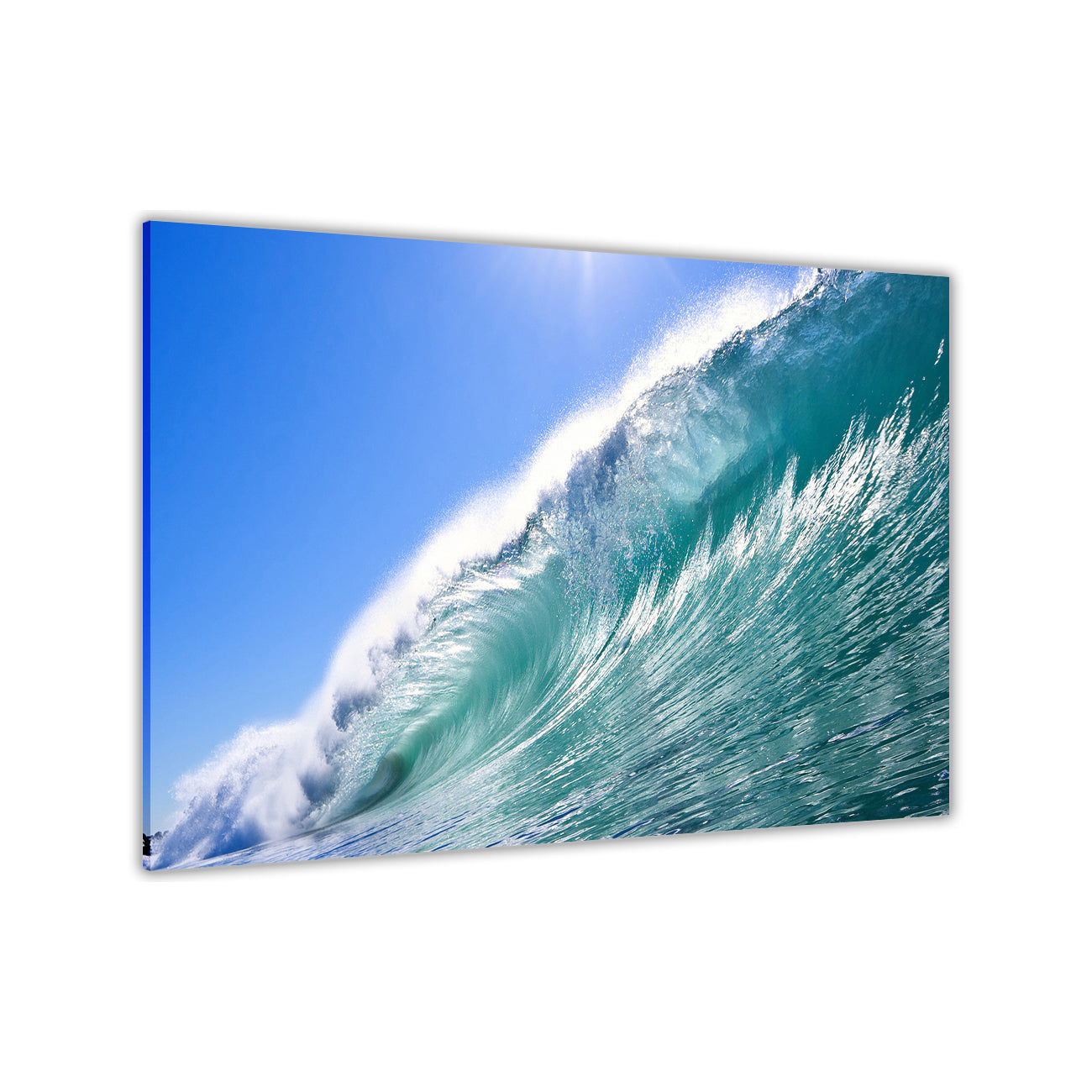 Big Ocean Waves Canvas Wall Art Picture Print for the Living Room, Bedroom, Home Decor