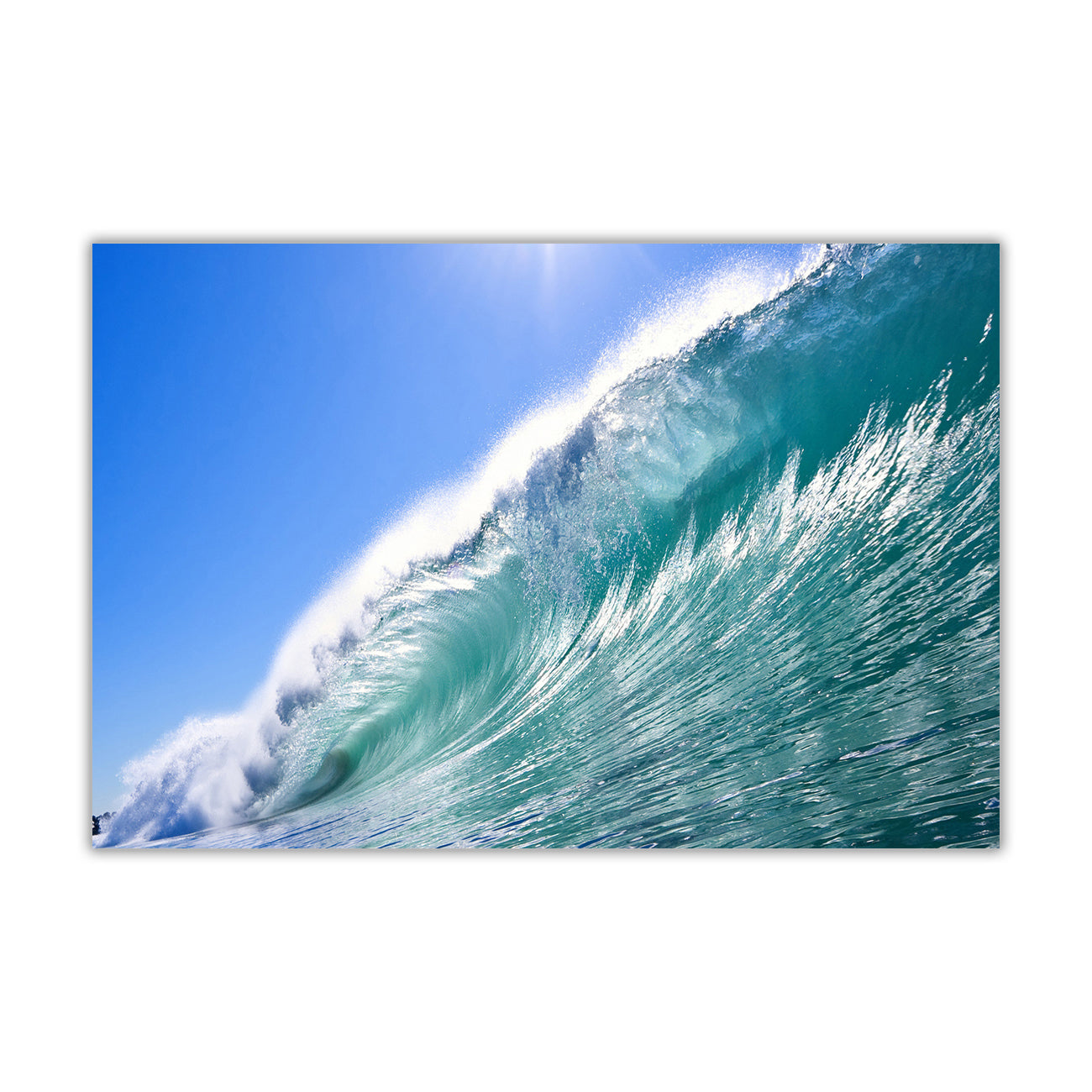 Big Ocean Waves Canvas Wall Art Picture Print for the Living Room, Bedroom, Home Decor