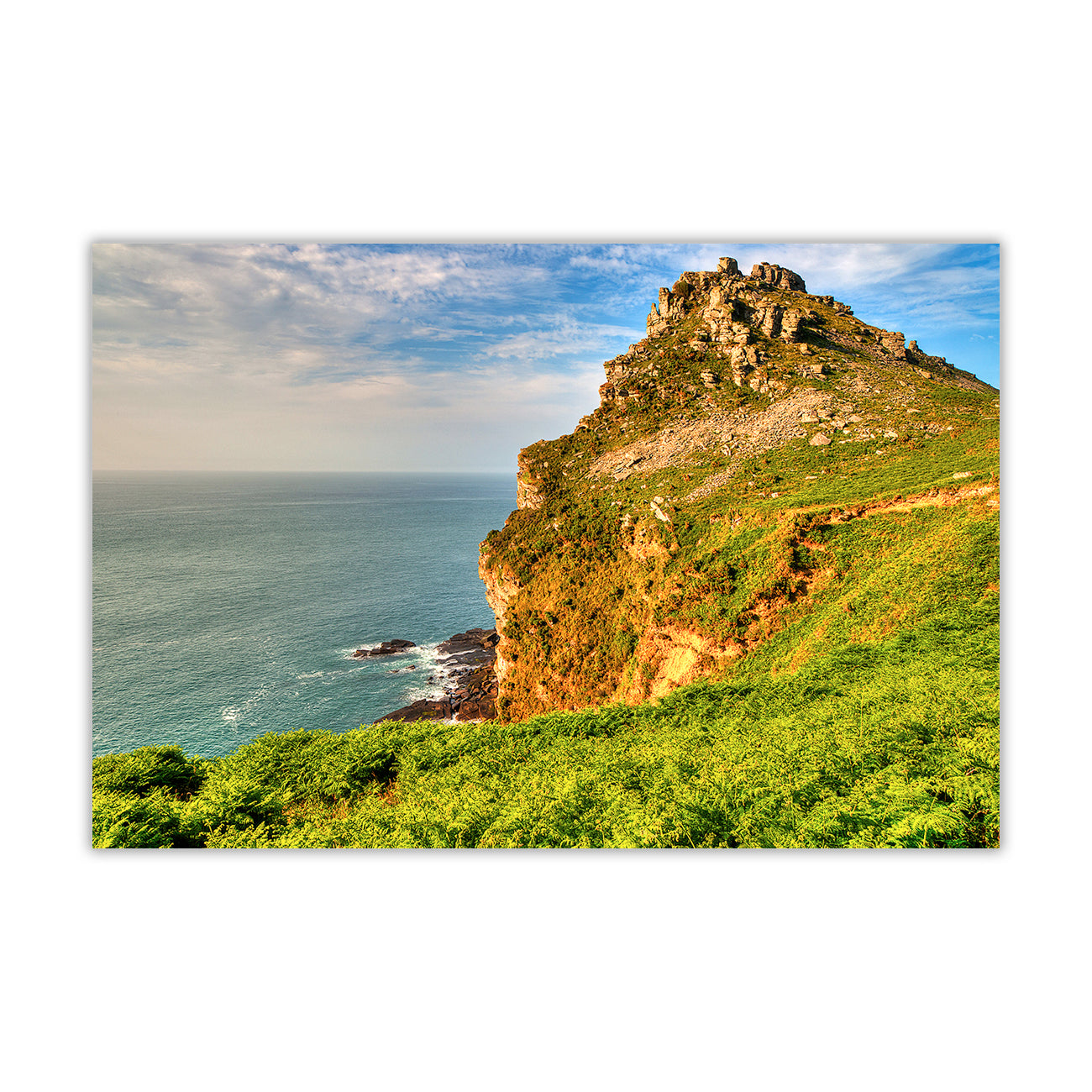 Cliff Edge Canvas Wall Art Picture Print for the Living Room, Bedroom, Home Decor