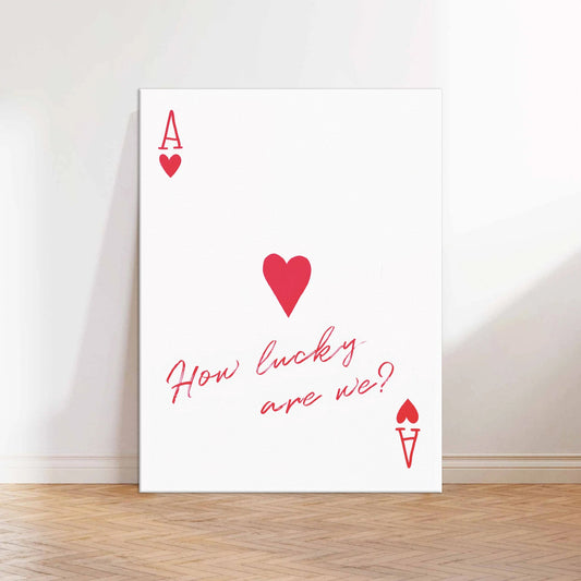 Ace Of Suedes Canvas Wall Art Print