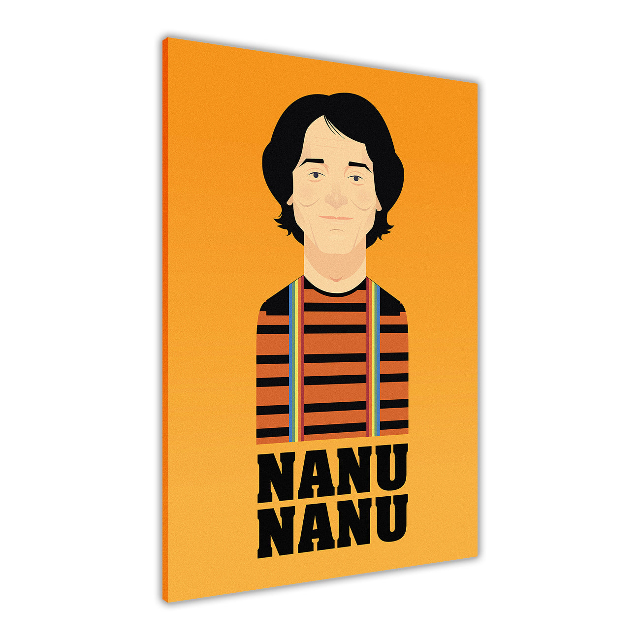 Mork And Mindy Canvas Wall Art Picture Print for the Living Room, Bedroom, Home Decor