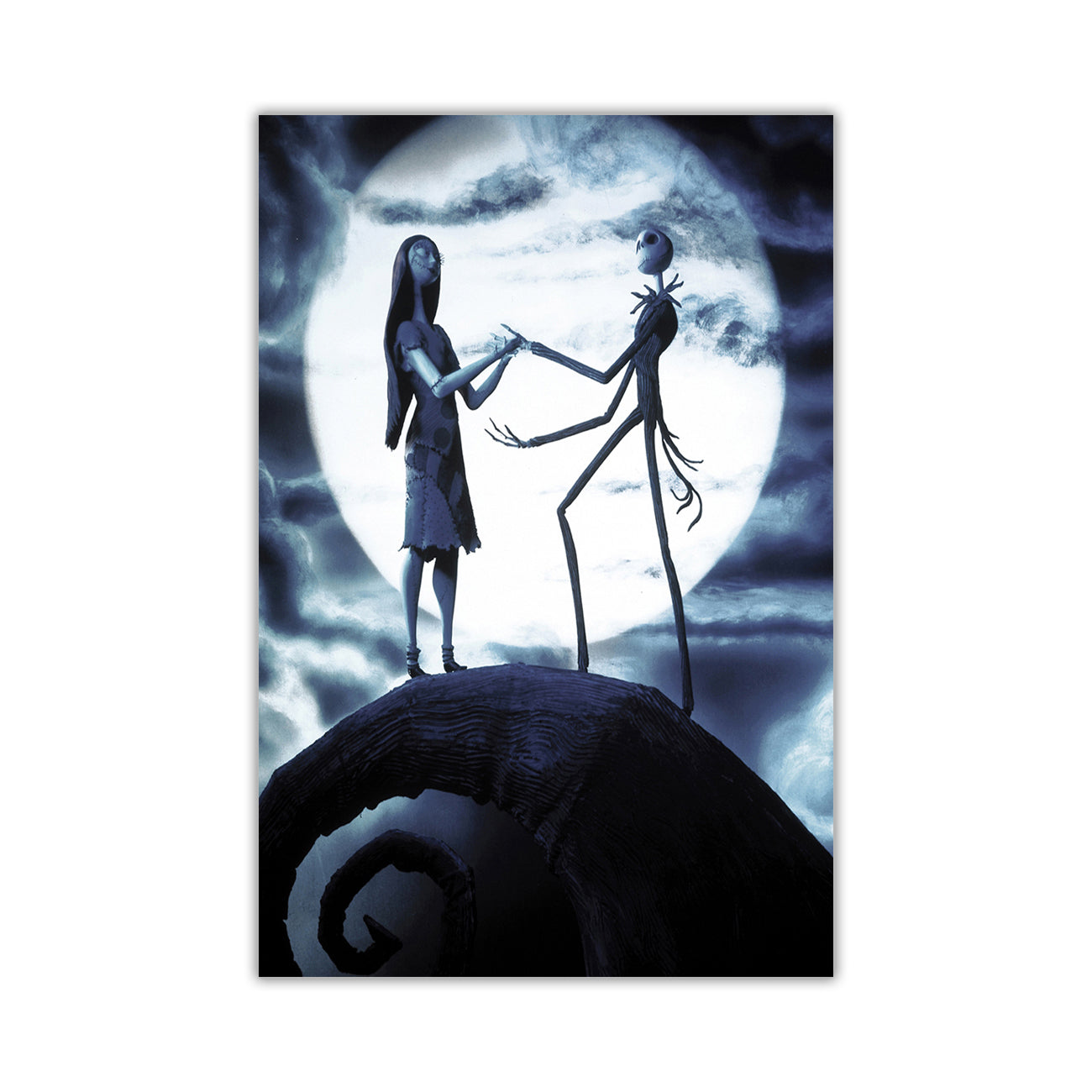 Nightmare Before Christmas Canvas Wall Art Picture Print for the Living Room, Bedroom, Home Decor