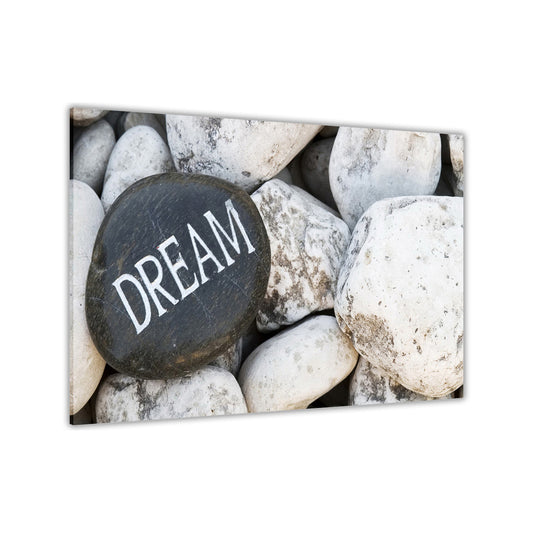 Dream Stone Canvas Wall Art Picture Print for the Living Room, Bedroom, Home Decor