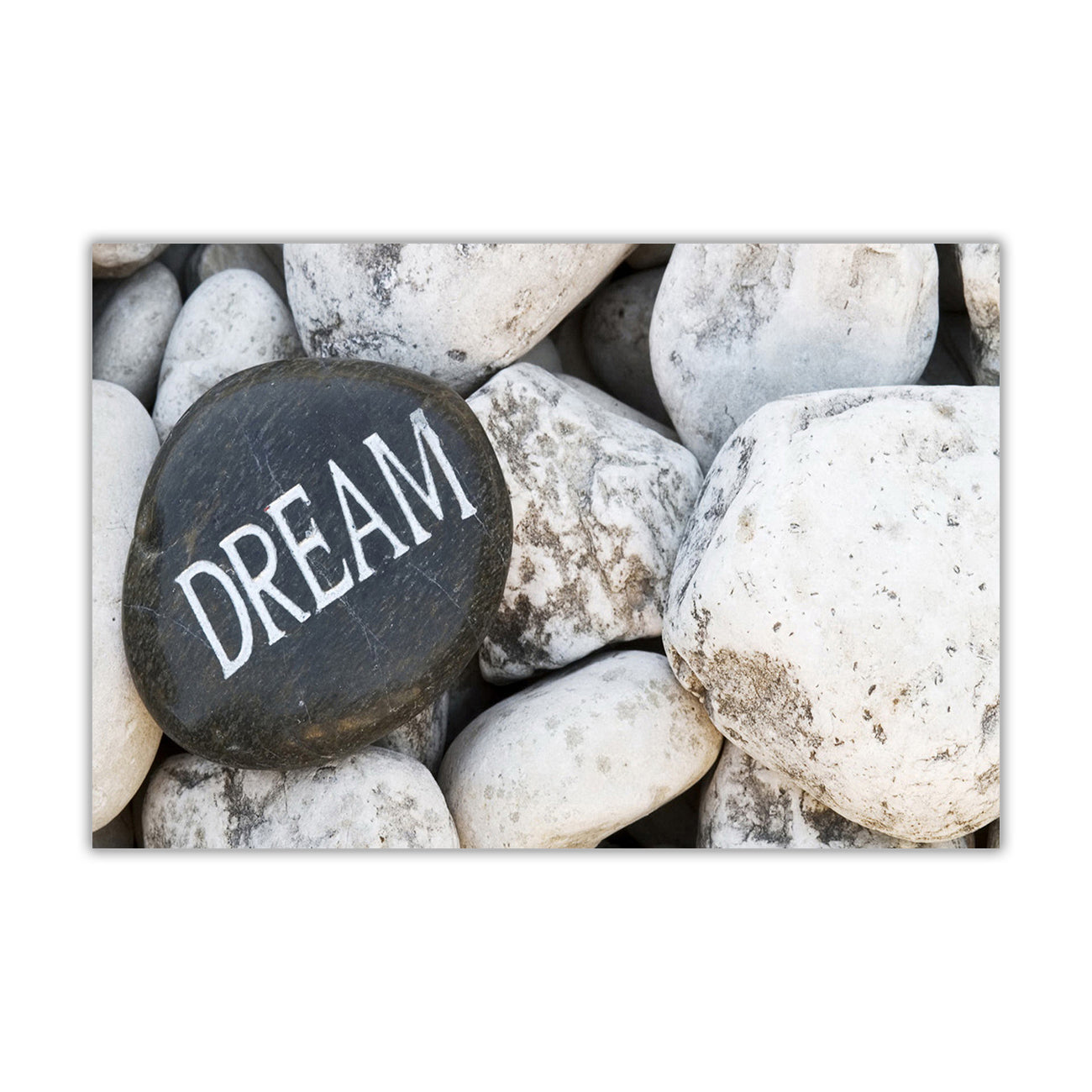 Dream Stone Canvas Wall Art Picture Print for the Living Room, Bedroom, Home Decor
