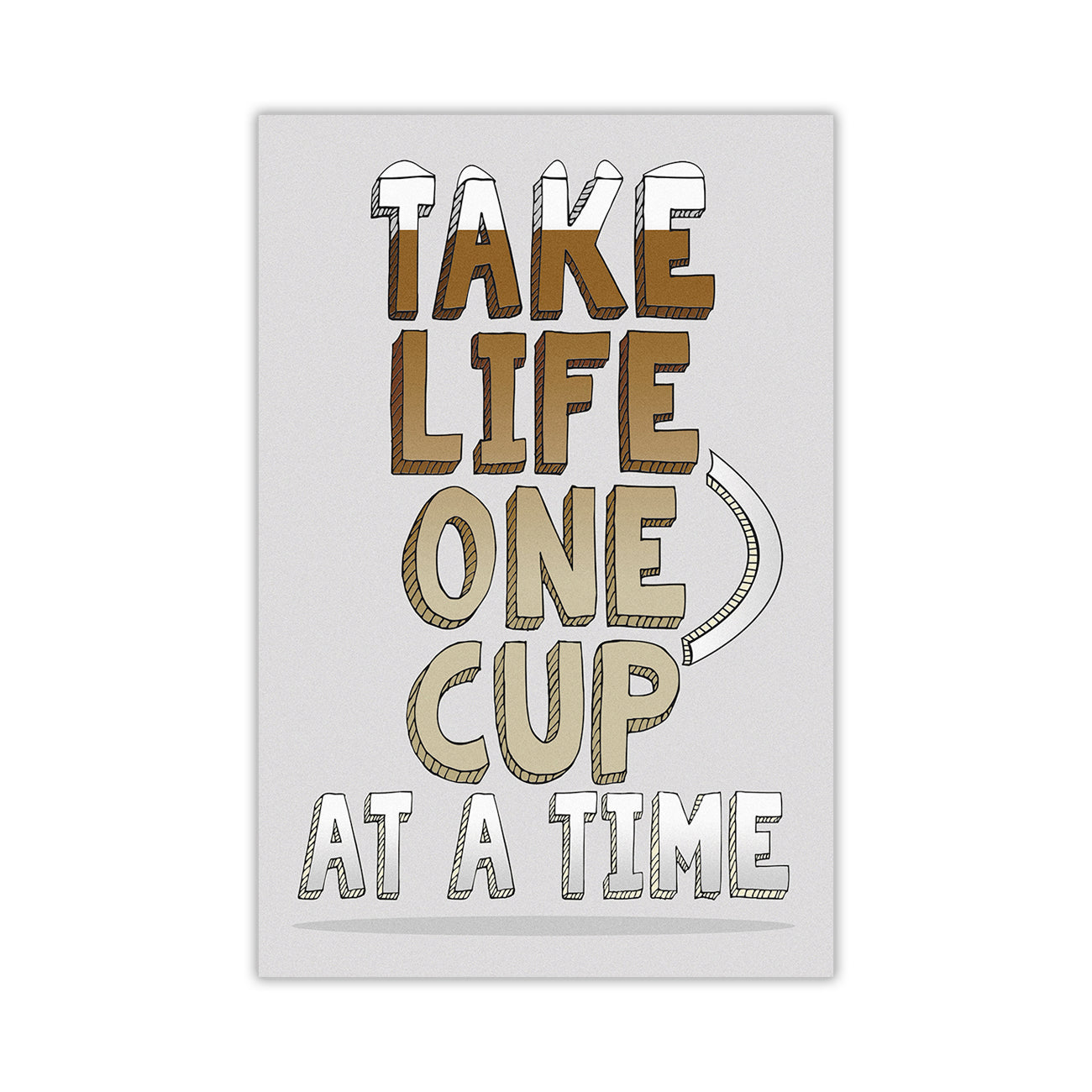 One Cup Canvas Wall Art Picture Print for the Living Room, Bedroom, Home Decor