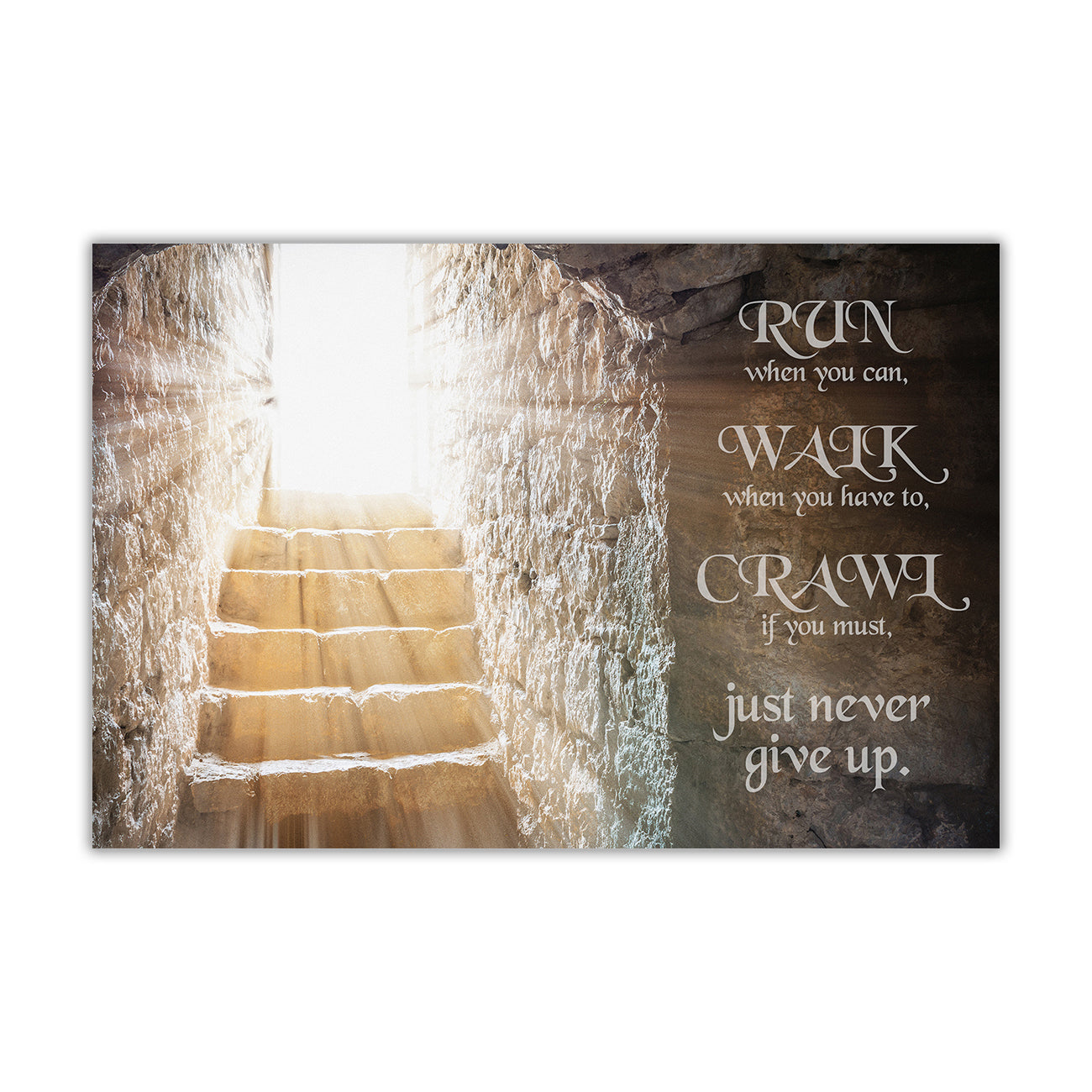 Risen Quote Canvas Wall Art Picture Print for the Living Room, Bedroom, Home Decor