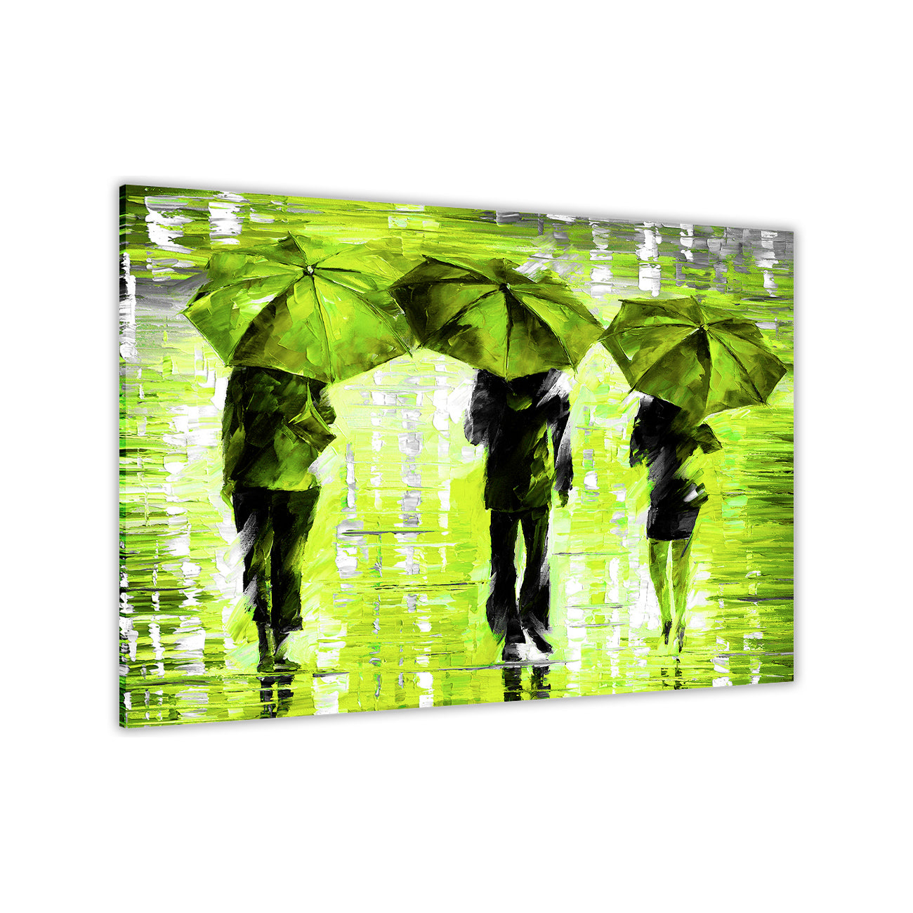 3 Umbrella Land Canvas Wall Art Picture Print for the Living Room, Bedroom, Home Decor