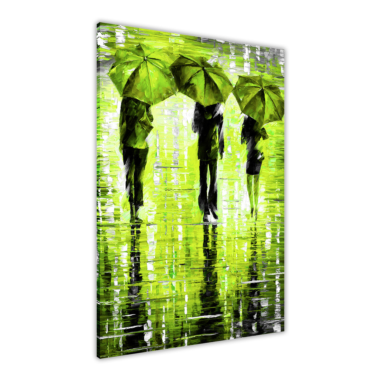 3 Umbrella Port Canvas Wall Art Picture Print for the Living Room, Bedroom, Home Decor