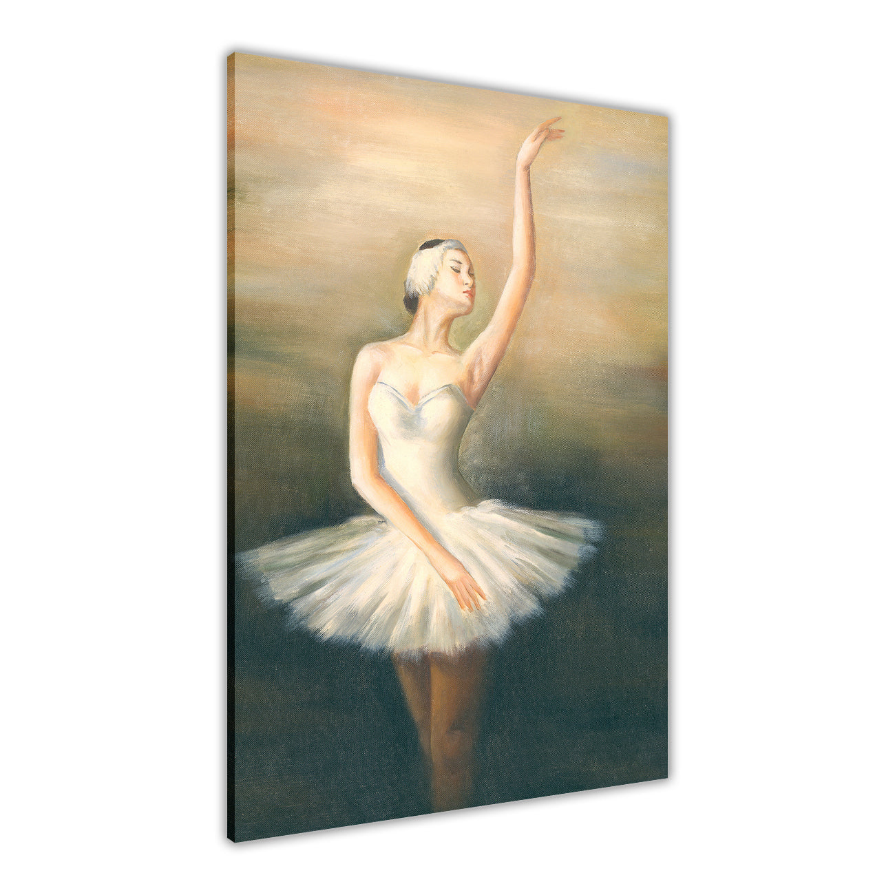 Ballet Solo Canvas Wall Art Picture Print for the Living Room, Bedroom, Home Decor
