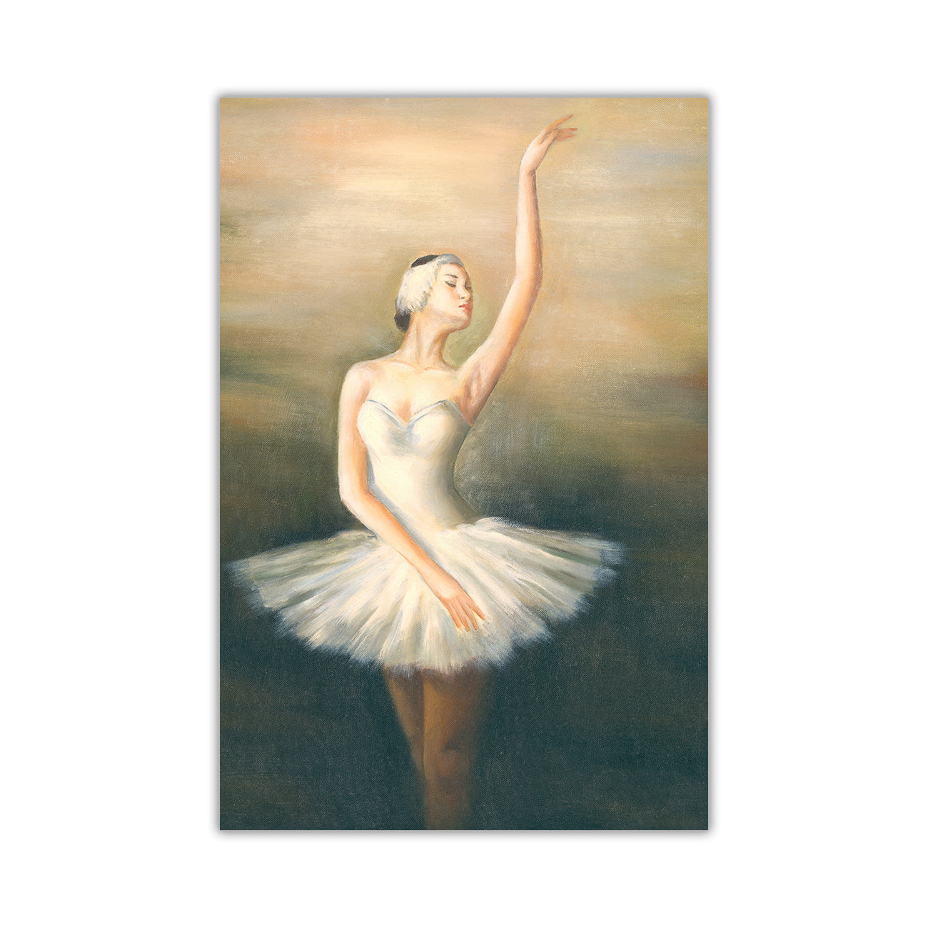 Ballet Solo Canvas Wall Art Picture Print for the Living Room, Bedroom, Home Decor