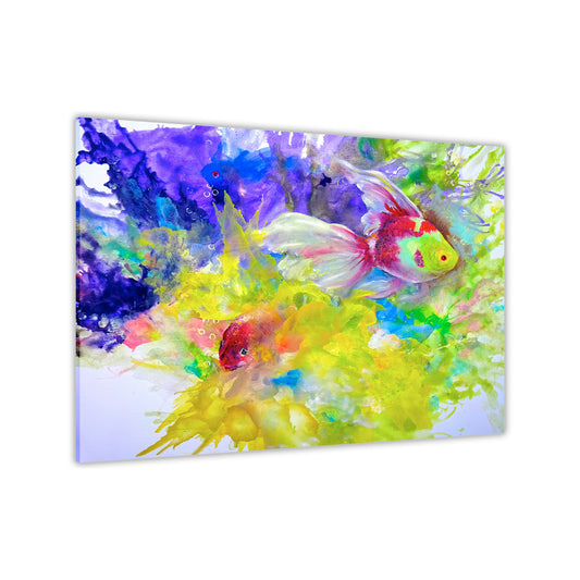 Tropical Reef Canvas Wall Art Picture Print for the Living Room, Bedroom, Home Decor