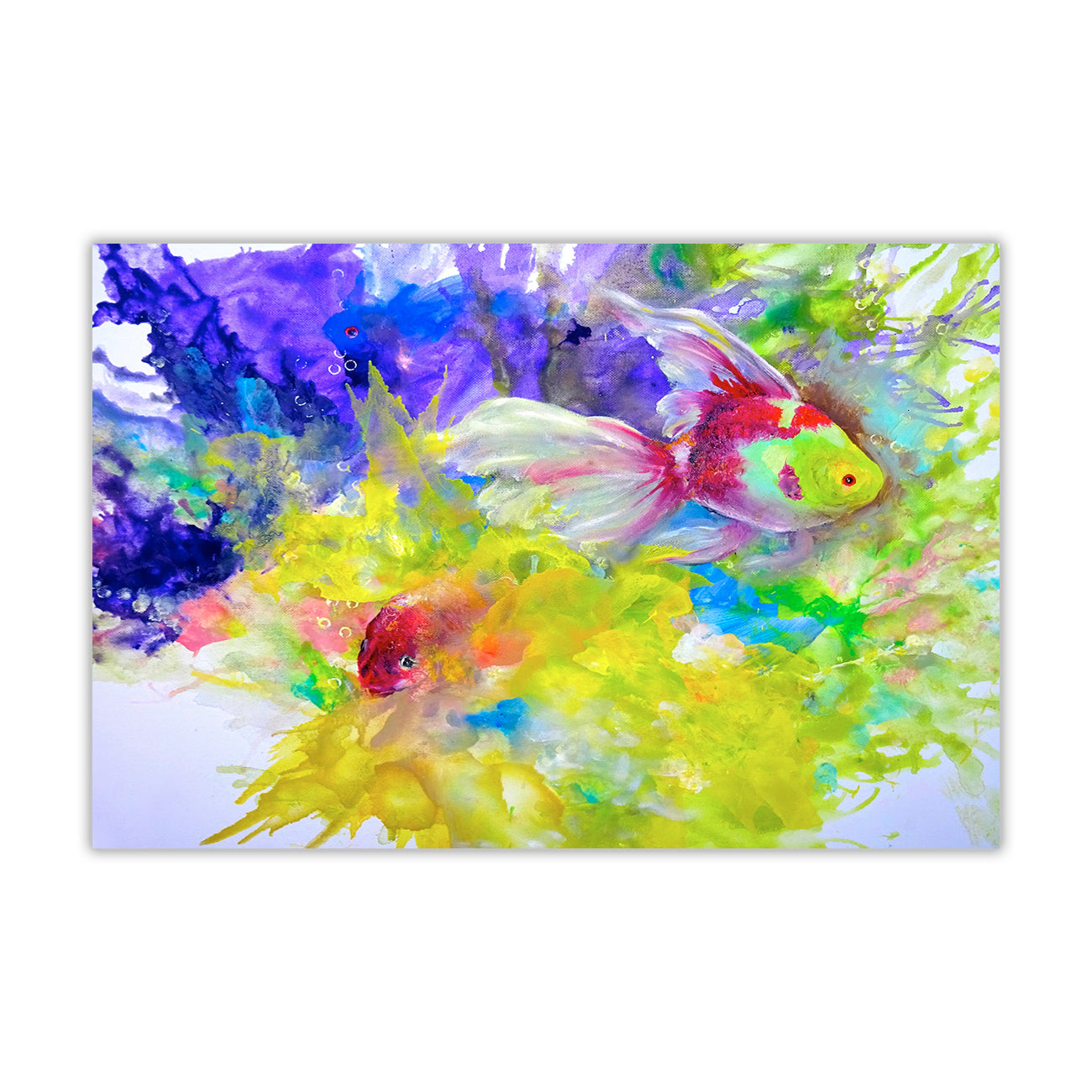 Tropical Reef Canvas Wall Art Picture Print for the Living Room, Bedroom, Home Decor